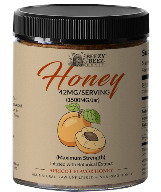 Apricot Flavor Honey Hemp Extract